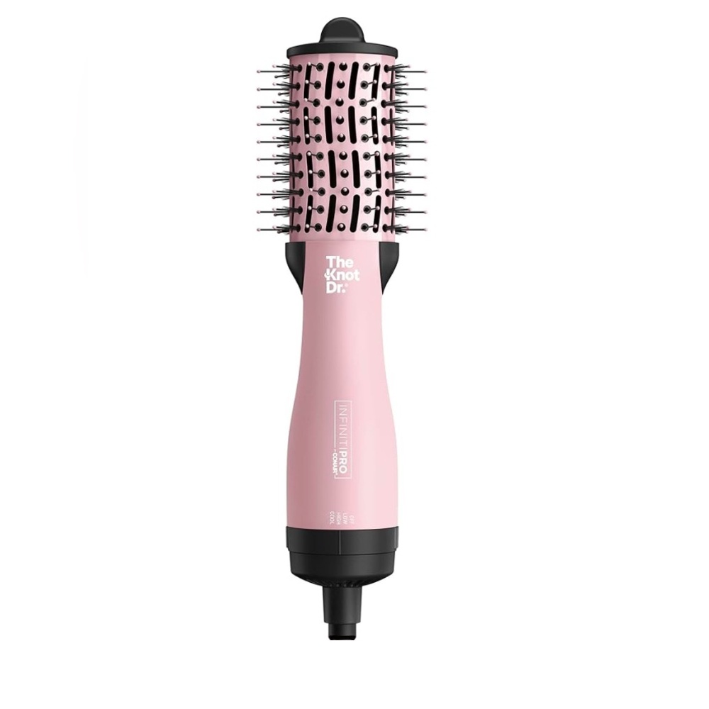 INFINITIPRO BY CONAIR The Knot Dr. All-in-One Travel Friendly Oval Dryer Brush